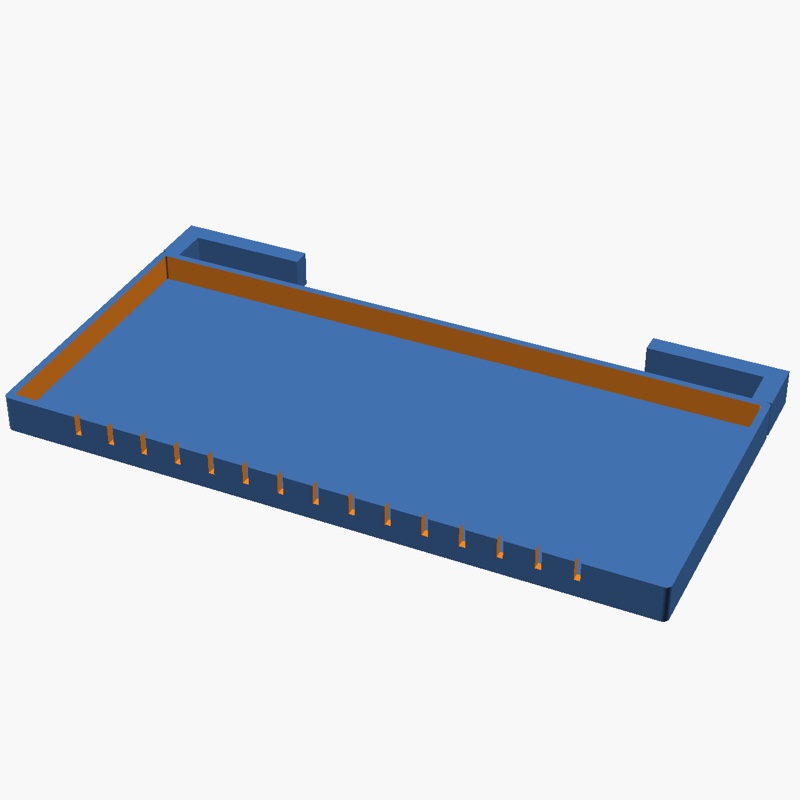 Sorted3D Hub Blind Half Shelf — same width as XL, half the depth